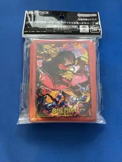 BANDAI ONE PIECE CARD GAME Gol D. Roger Sleeves Protector 70 pcs OFFICIAL JAPAN - Image 1