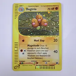 Pokemon TCG Dugtrio Expedition Base Set Holo Rare Card 10/165 - Image 1