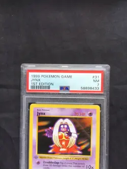Pokemon Cards: Base Set 1st Edition Uncommon: Jynx 31/102 PSA 7 - Image 3