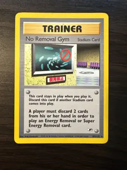 No Removal Gym Gym Heroes 103/132 Rare Vintage Pokemon TCG Card - Image 1