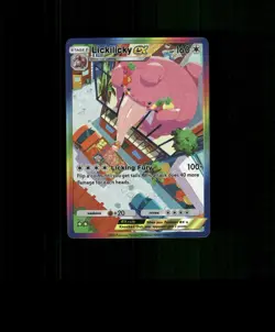 FAN-ART READ DESCRIPTION BELOW HOLO Lickilicky Card Lickilicky Pokemon Card p1 - Image 1