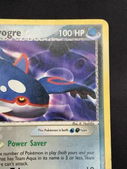 Pokemon TCG Cards Team Aqua's Kyogre 3/95 Team Magma vs Aqua Non-Holo Rare - Image 3