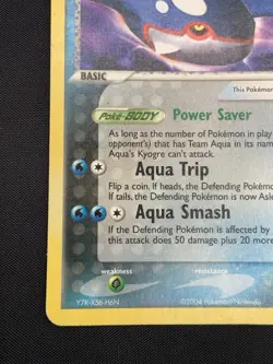 Pokemon TCG Cards Team Aqua's Kyogre 3/95 Team Magma vs Aqua Non-Holo Rare - Image 4