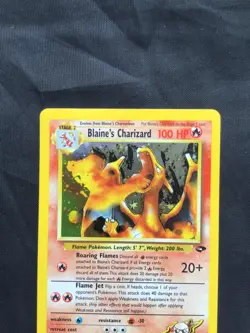 Pokemon Cards: Gym Challenge Rare Holo: Blaine's Charizard 2/132 - Image 2