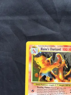 Pokemon Cards: Gym Challenge Rare Holo: Blaine's Charizard 2/132 - Image 3