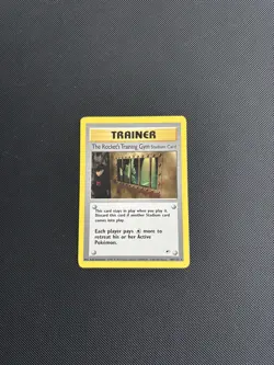 Pokemon Card Gym Heroes The Rocket's Training Gym 104/132 WOTC - Image 3