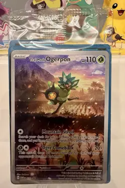 Teal Mask Ogerpon 123 Sv: Scarlet & Violet Promo Cards Holo - Image 1