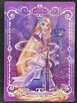 Rapunzel 2025 Suplay Disney Princess Create Your World Flowing Sand Card #02 - Image 2