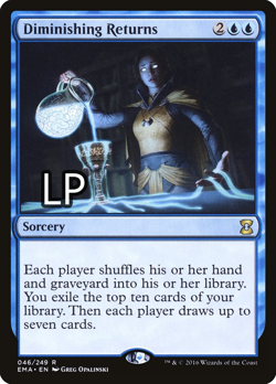 MTG Diminishing Returns {Eternal Masters} - LP - Image 1