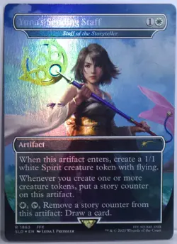 Yuna's Sending Staff - Staff of the S [[NM] *Rainbow Foil* {Final Fantasy SLD} - Image 1