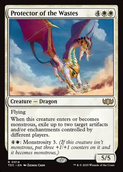 Protector of the Wastes NM MTG Tarkir: Dragonstorm TDM TDC Magic - Image 1