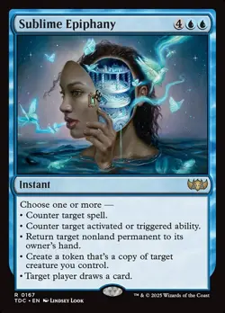 Sublime Epiphany NM MTG Tarkir: Dragonstorm TDM TDC Magic - Image 1