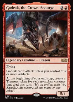 Gadrak, the Crown-Scourge NM MTG Tarkir: Dragonstorm TDM TDC Magic - Image 1