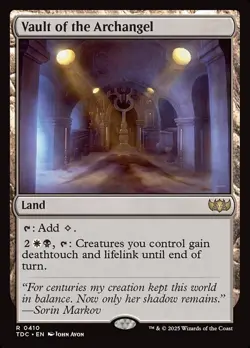 Vault of the Archangel NM MTG Tarkir: Dragonstorm TDM TDC Magic - Image 1
