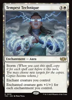 Tempest Technique NM MTG Tarkir: Dragonstorm TDM TDC Magic - Image 1