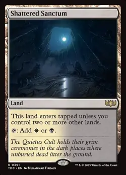 Shattered Sanctum NM MTG Tarkir: Dragonstorm TDM TDC Magic - Image 1