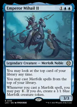 Emperor Mihail II NM MTG The Lost Caverns of Ixalan LCI LCC Magic - Image 1