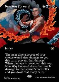 New Way Forward (Borderless) NM MTG Tarkir: Dragonstorm TDM TDC Magic - Image 1