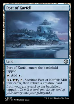 Port of Karfell NM MTG The Lost Caverns of Ixalan LCI LCC Magic - Image 1