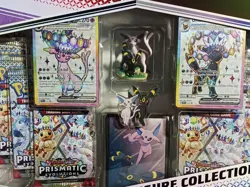 Pokemon TCG Prismatic Evolutions Premium Figure Collection LOT OF 4 - SHIPS FAST - Image 3