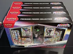 Pokemon TCG Prismatic Evolutions Premium Figure Collection LOT OF 4 - SHIPS FAST - Image 4