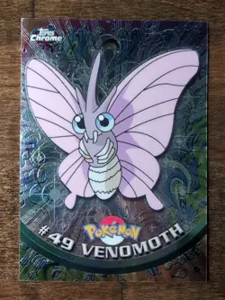 Pokemon Topps Chrome 2000 Venomoth NM - Image 1