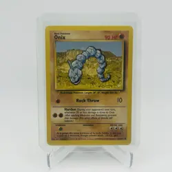 ONIX 56/102 Common Base Set 1999 Pokemon WOTC - NM - Image 1
