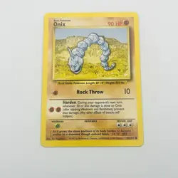 ONIX 56/102 Common Base Set 1999 Pokemon WOTC - NM - Image 2