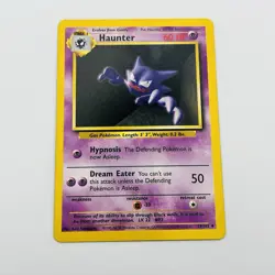 Pokemon Haunter 29/102 WOTC 1999 Base Set Unlimited Vintage LP - Image 2