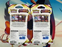 Pokemon Sword and Shield TCG Lost Origin Sleeved Booster Pack Lot of 2 - Image 2