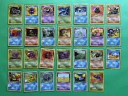 Pokemon Fossil 1st Edition Lot - All Uncommon/Common #31/62-57/62 *EXCELLENT* LP - Image 1