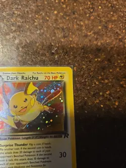 1x Dark Raichu - 83/82 - Secret Rare Holo - 1st Edition Team Rocket Pokemon Near - Image 4