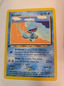 Wooper Neo Genesis #082 (2000) Common 1st Edition NM Pokemon - Image 2