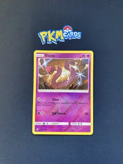 Pokemon TCG Ekans Unbroken Bonds 62/214 Reverse Holo LP. - Image 1