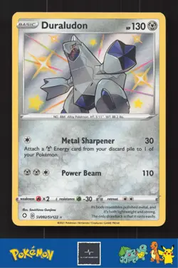 2021 Pokemon SWSH Shining Fates SV092/SV122 Duraludon - Image 1