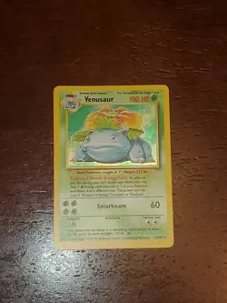 Pokemon TCG Venusaur Base Set 15/102 Holofoil (Excellent/Near Mint) - Image 2