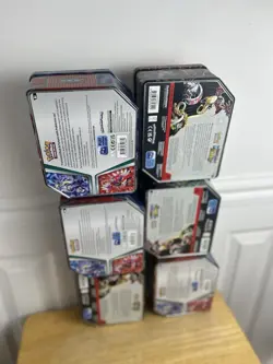 Pokemon Empty 6X Large Tins L18cm, W14.5cm, H8cm Ref A - Image 2