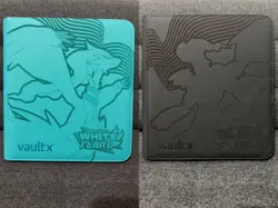 TheUnluckyCollector - Pokemon Black Bolt & White Flare Engraved VaultX Binders - Image 1