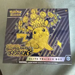 POKEMON Scarlet & Violet Surging Sparks Elite Trainer Box, Sealed Box - Image 1