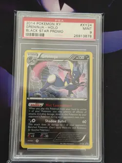 Greninja Holo #XY24 Black Star Promo PSA 9 POP 12 Pokemon Promo - Image 1