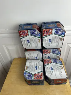 Pokemon Empty 6 X Large Tins L18cm, W14.5cm, H 8cm Ref F - Image 2