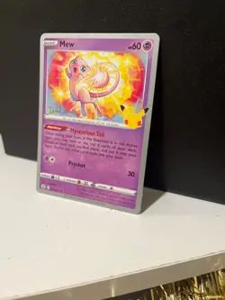 Mew 011/025 2023 World Championships Deck Variant Pokemon NM Celebrations - Image 2