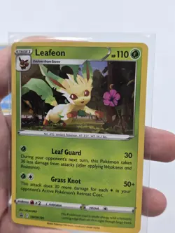 Leafeon & Glaceon SWSH191 & SWSH192 Black Star Promos Holo Pokemon TCG 2022 NM/M - Image 2