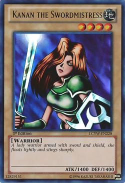 Kanan The Swordmistress - LCYW-EN228 - Ultra Rare 1st (NM) - Yugioh - Image 1