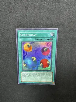 Yu-Gi-Oh TCG Scapegoat SDJ-041 First Edition Super Rare NM - Image 1