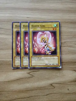 Yu-Gi-Oh! - Harpie Girl 3X - Full Playset - Uncensored - Image 1