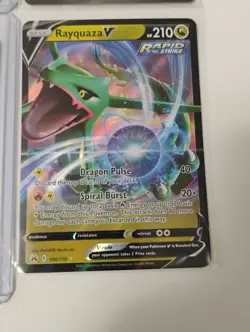 Pokemon Rayquaza Full Art/Illustration Rare/Mega Evolution/Full Art Holo Cards - Image 2