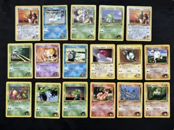 Lot of 17 1st Edition Gym Heroes Challenge Pokemon Cards Read Description - Image 1