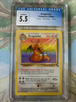 Dragonite 19/62 Fossil Regular for sale online - Image 1