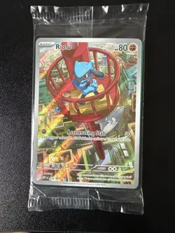 Riolu Black Star Promo Sealed Mega Evolutions Pokemon Card - Image 1